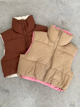 Load image into Gallery viewer, Uptown Puffer Vest // Pink

