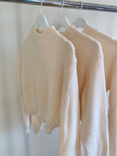 Load image into Gallery viewer, Dion Knit Sweater // Cream
