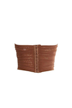 Load image into Gallery viewer, Iris Corset // Brown
