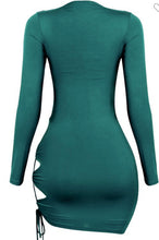 Load image into Gallery viewer, Natalia Mini Dress // Hunter Green
