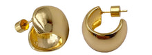 Load image into Gallery viewer, Dome Hoop Earrings
